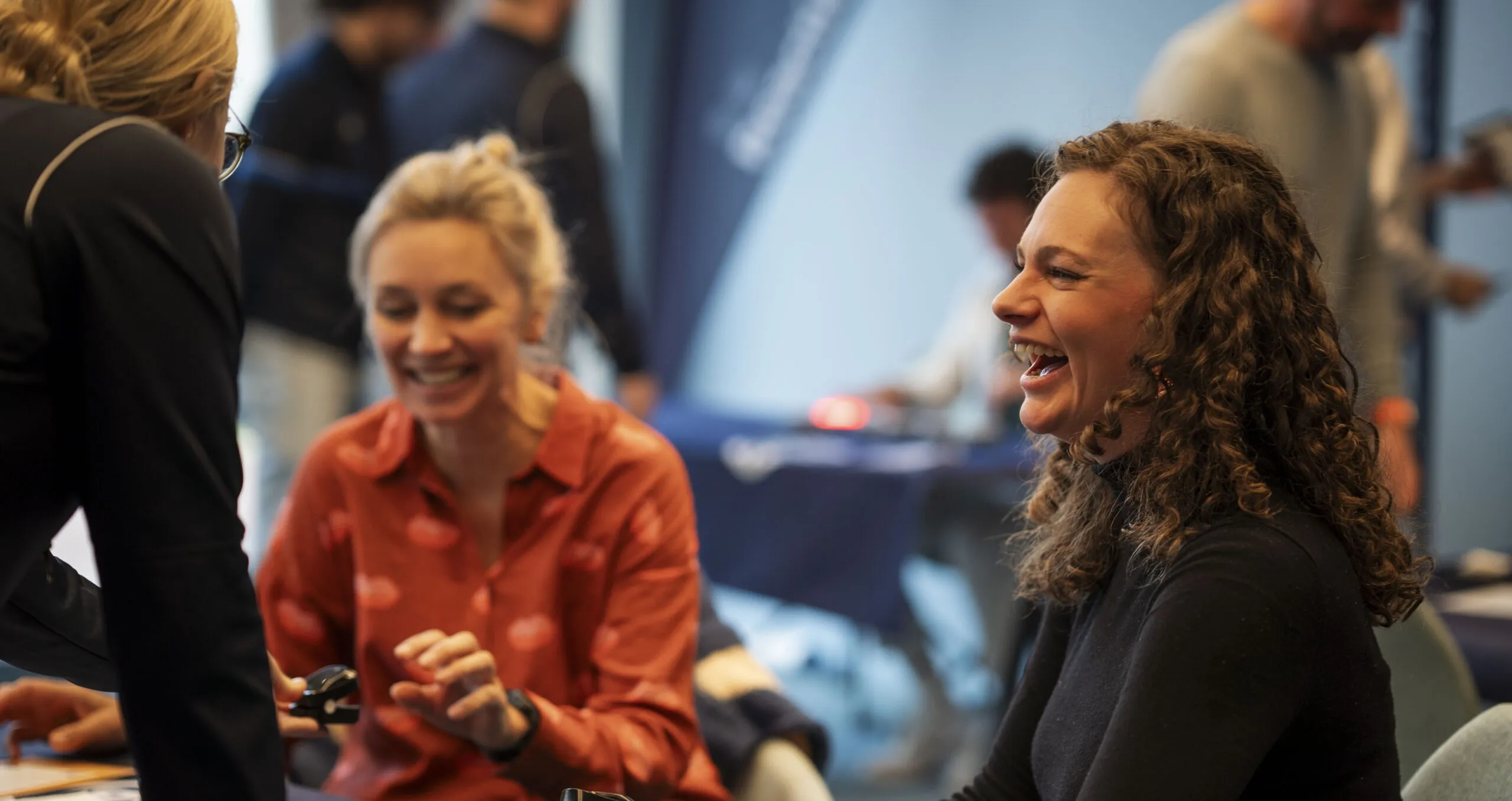 Collega's die meedoen met vitaliteitsdag